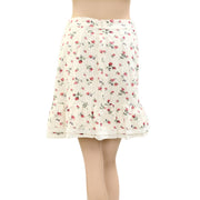 Sezane Floral Printed Short Mini Skirt