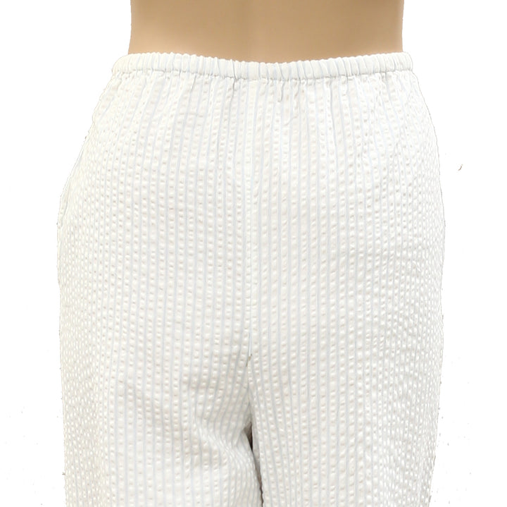 Free People Flower Eyelet Embroidered Trousers Pants