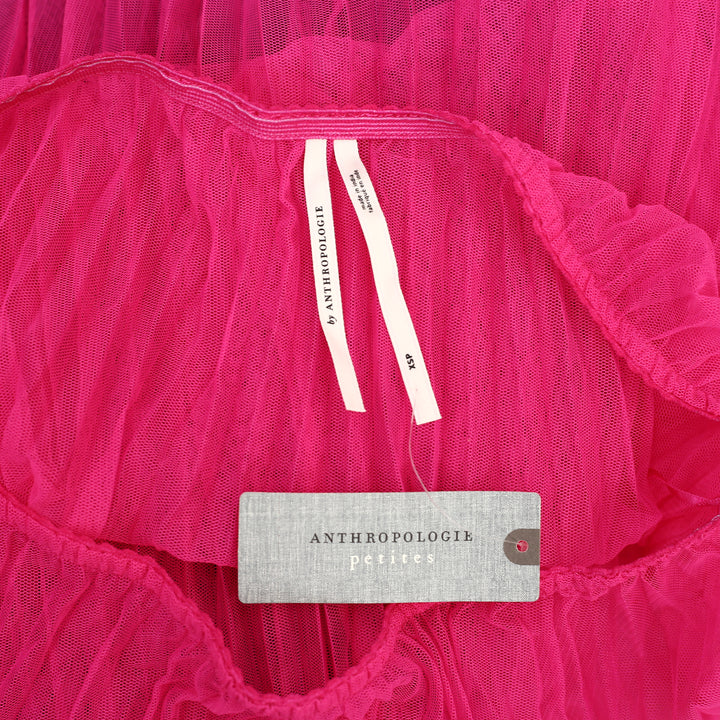 By Anthropologie Sunburst Pleated Sheer Midi Skirt