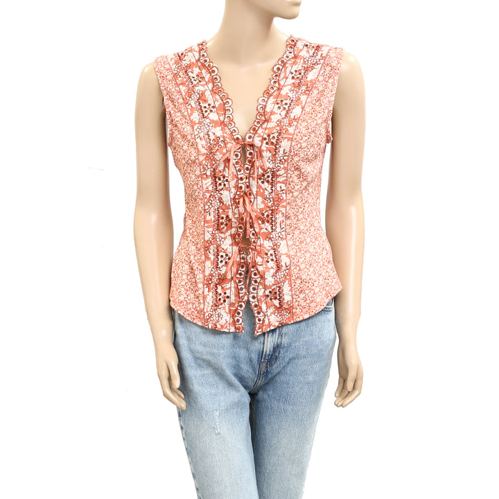 Free People Gesibelle Printed Top