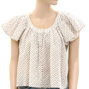 The Great The Flutter Sleeve Sleep Blouse Top