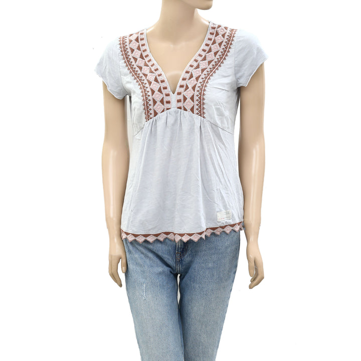 Odd Molly Anthropologie Get-A-Way Blouse Top