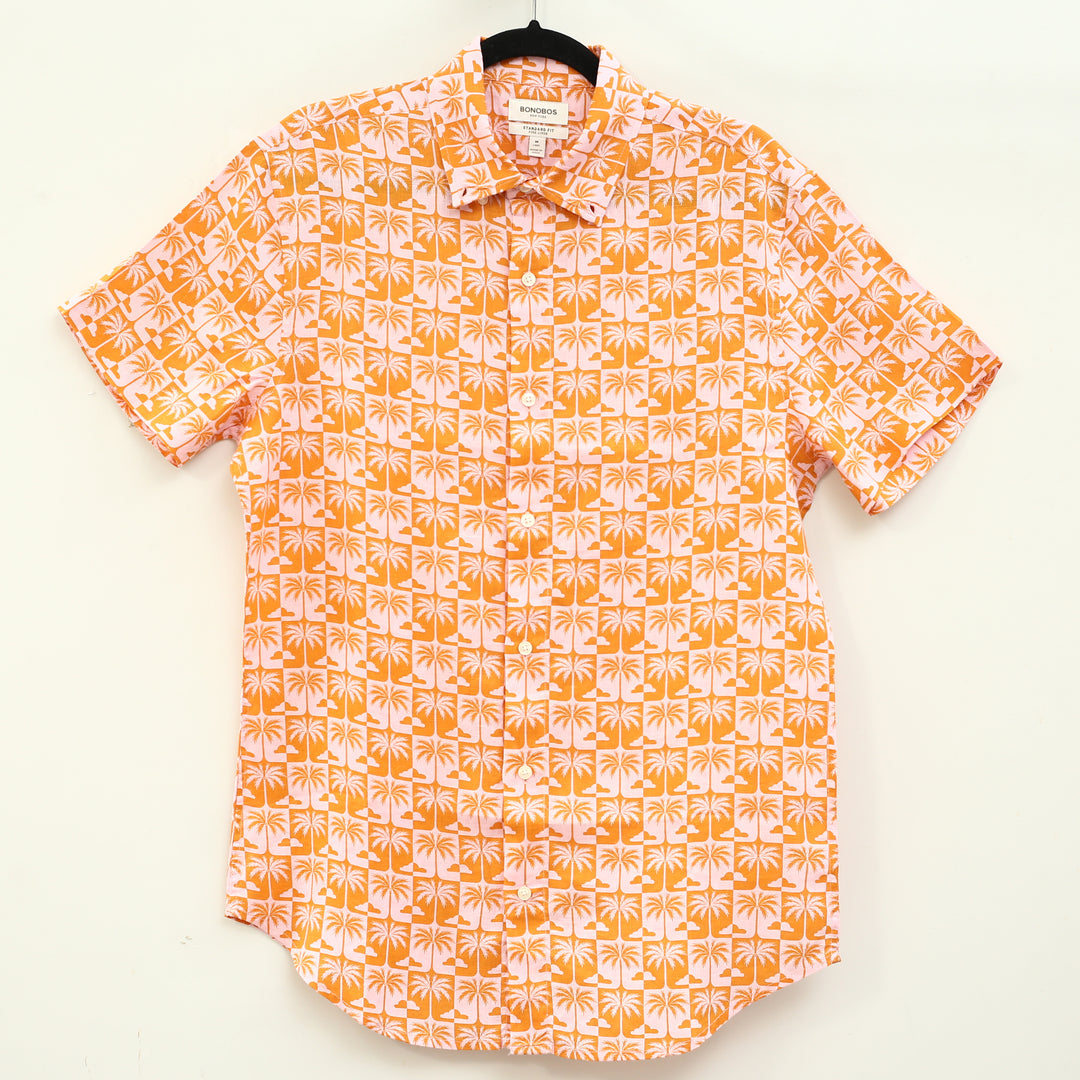 Bonobos Linen Riviera Shirt Lake Hall Palms Men's Shirt
