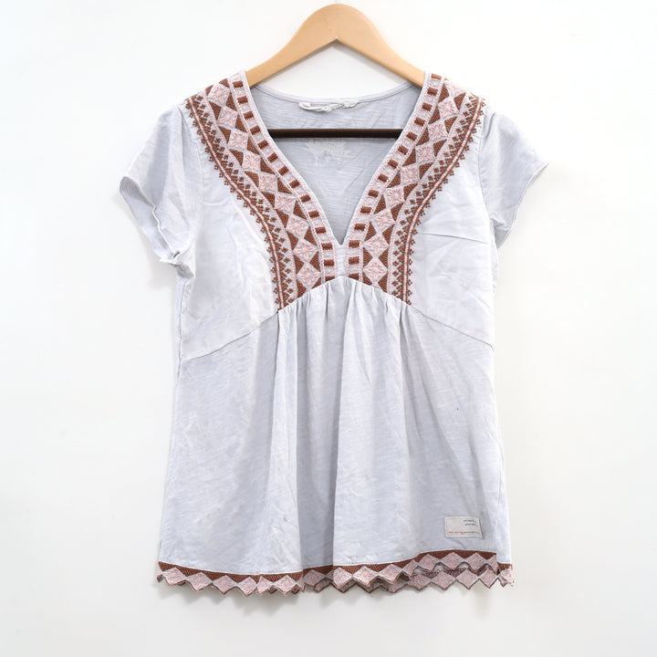 Odd Molly Anthropologie Get-A-Way Blouse Top