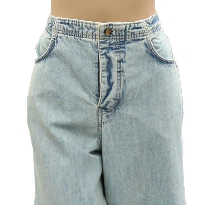 Free People We The Free Love Me Not Bloomer Jeans Pants