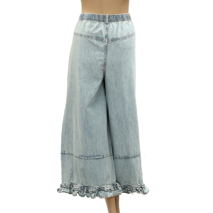 Free People We The Free Love Me Not Bloomer Jeans Pants