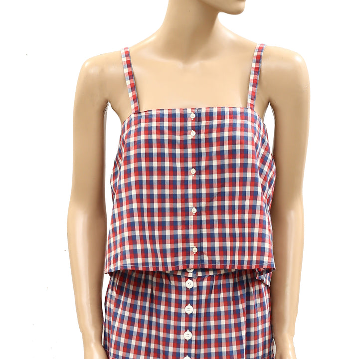 The Great County Line Cami Blouse Top &Midi Skirt Set