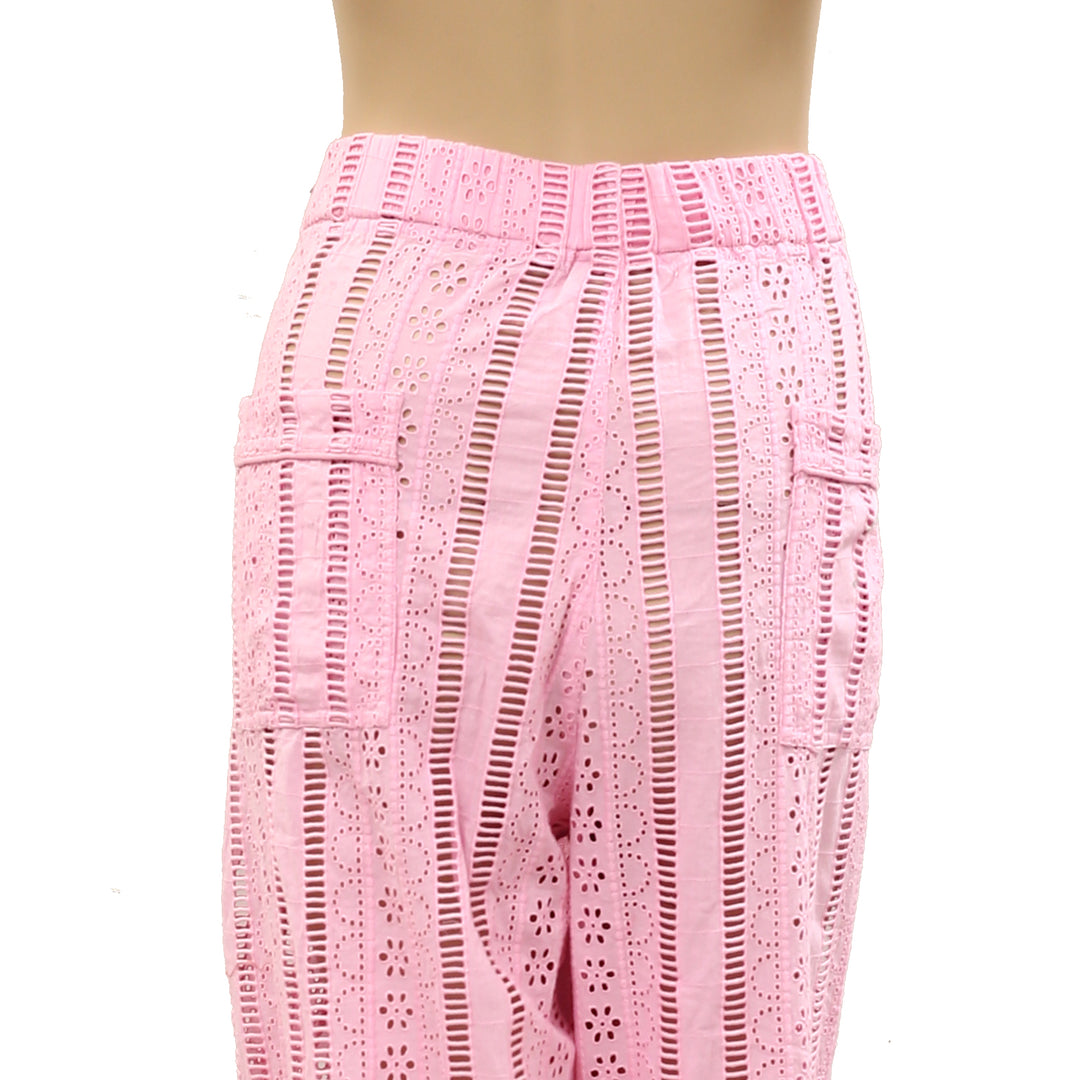 Damson Madder Alys Vacation Pant Trouser Eyelet Wide Leg