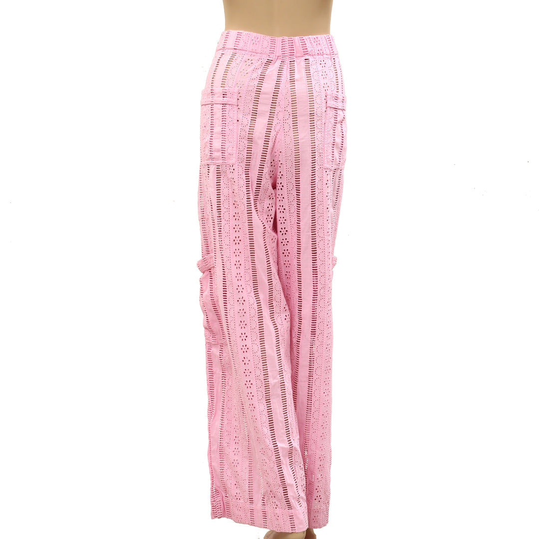 Damson Madder Alys Vacation Pant Trouser Eyelet Wide Leg
