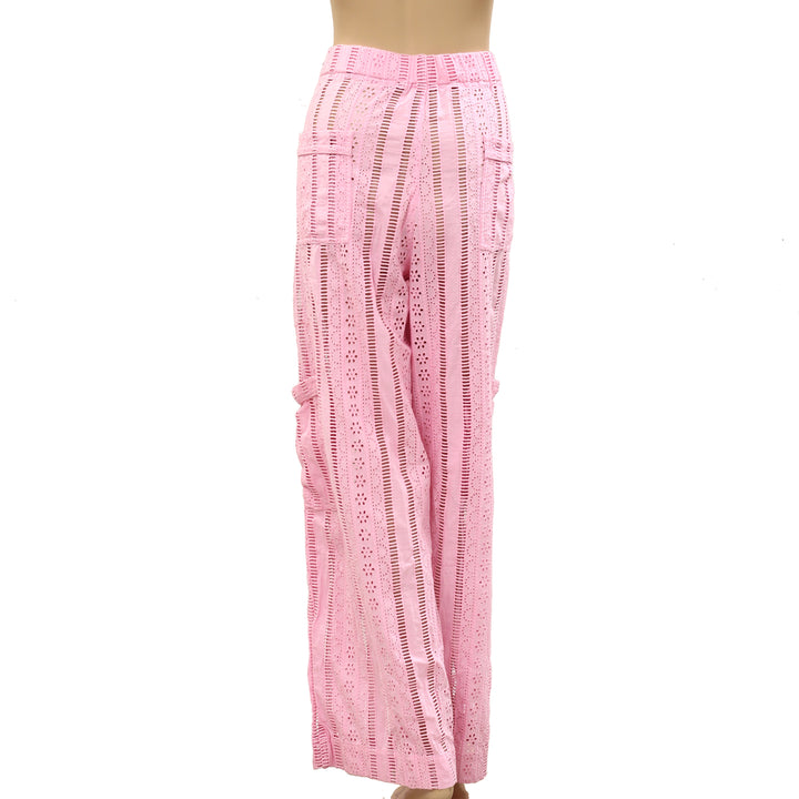 Damson Madder Alys Vacation Pant Trouser Eyelet Wide Leg