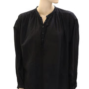 Nili Lotan Solid Tunic Shirt Top