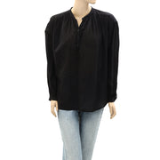 Nili Lotan Solid Tunic Shirt Top