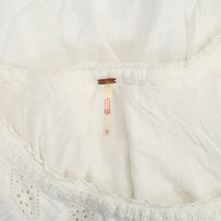 Free People Floral Embroidered Mini Dress