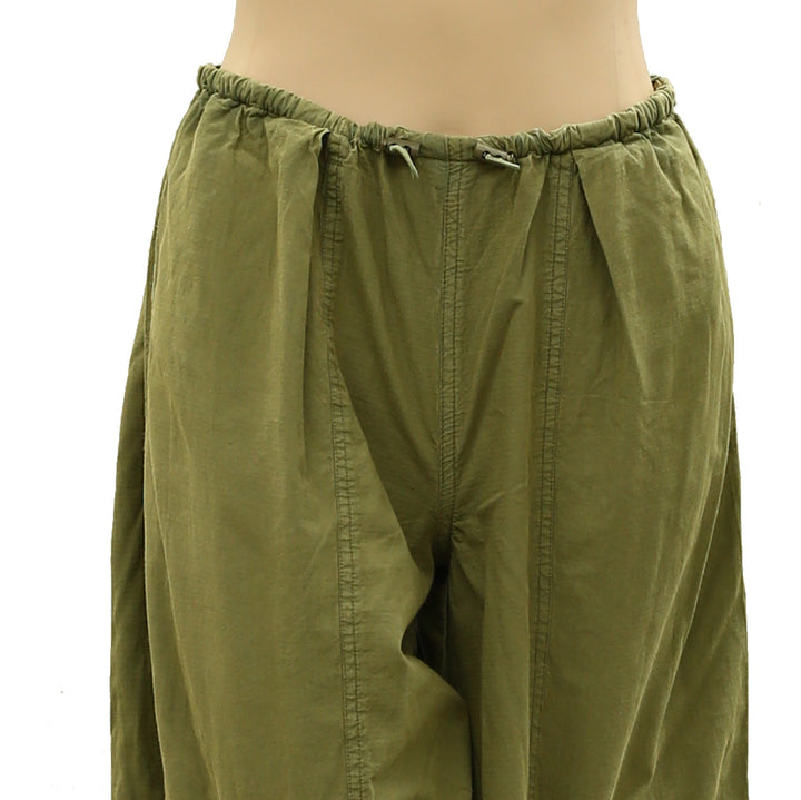 Daily Practice By Anthropologie Biennial Wide-Leg Cropped Cargo Pants