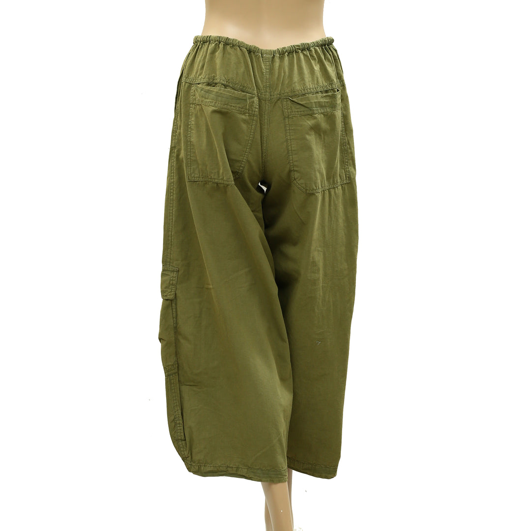 Daily Practice By Anthropologie Biennial Wide-Leg Cropped Cargo Pants