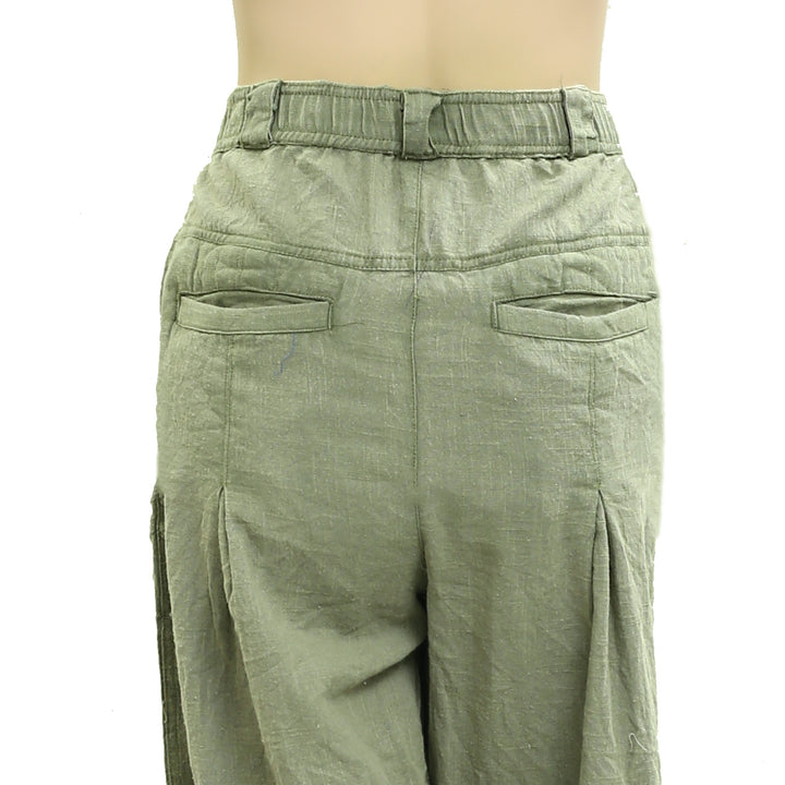 Free People Lotta Love Linen Trousers Pants
