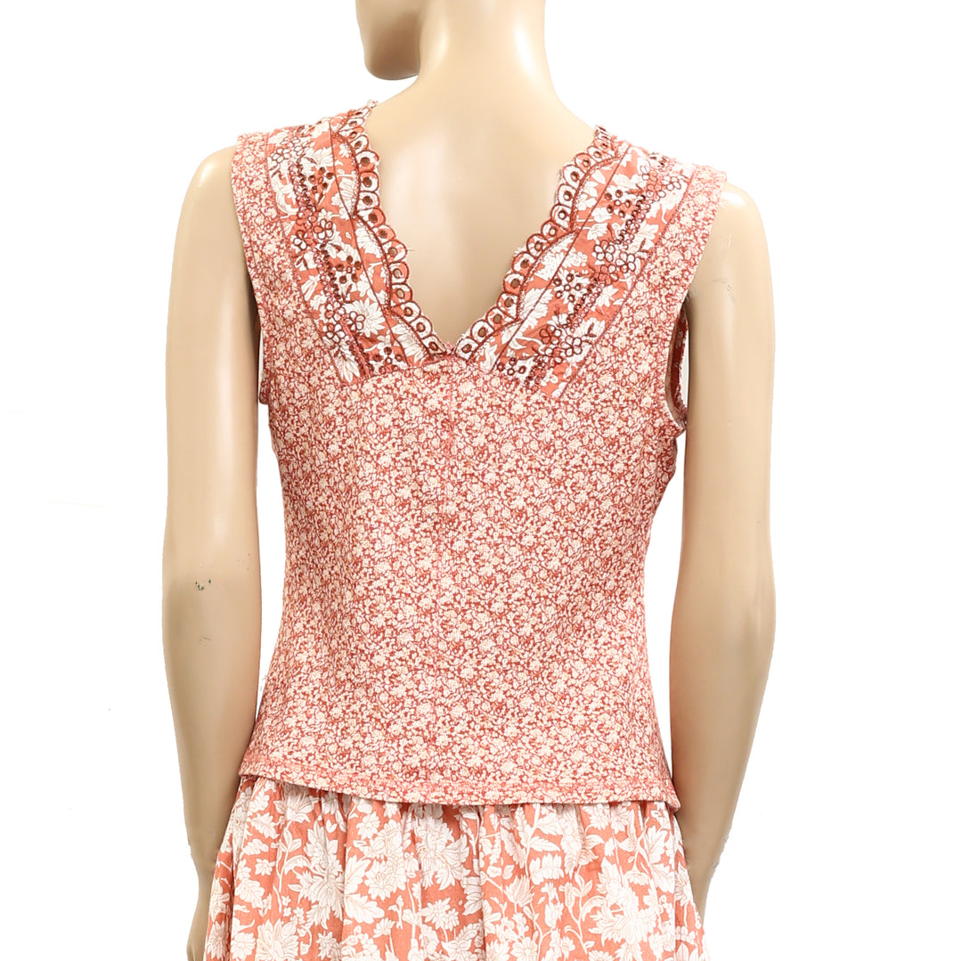 Free People Gesibelle Printed Top & Maxi Skirt Set