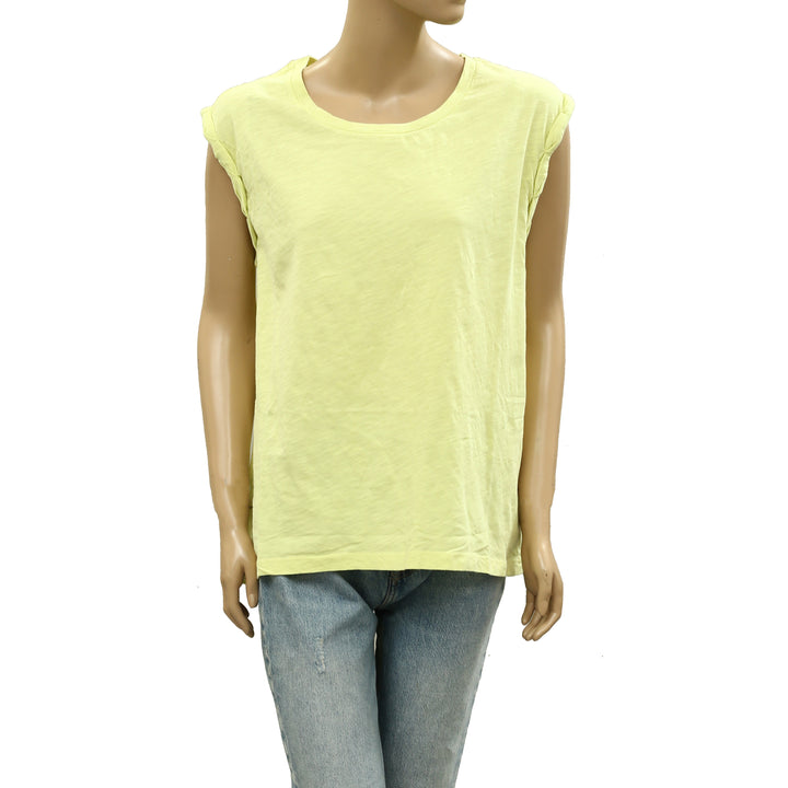 Maeve By Anthropologie cap Sleeve Tee Tunic Top