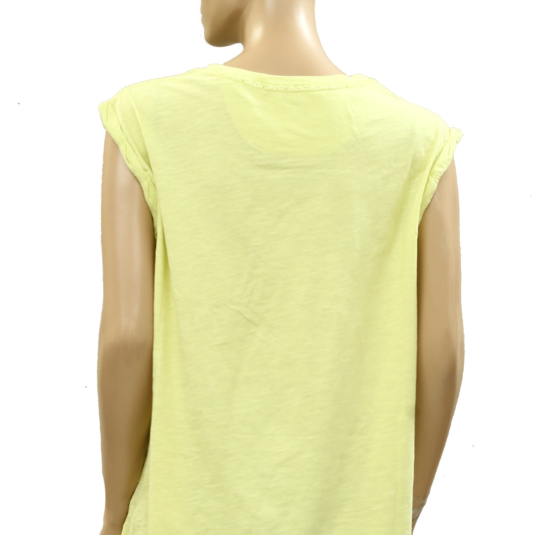 Maeve By Anthropologie cap Sleeve Tee Tunic Top