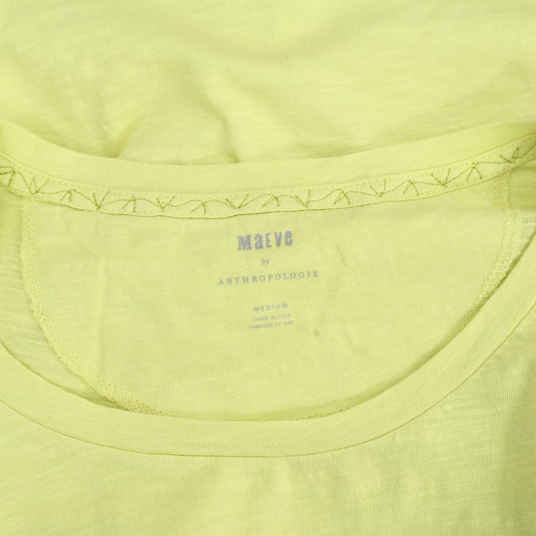 Maeve By Anthropologie cap Sleeve Tee Tunic Top