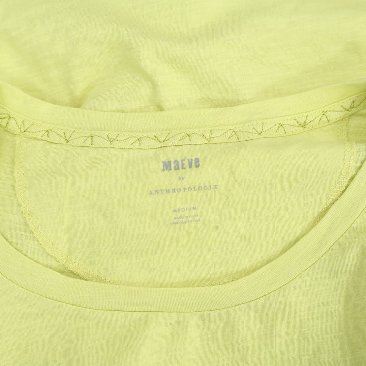 Maeve By Anthropologie cap Sleeve Tee Tunic Top