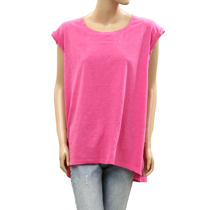 Maeve By Anthropologie cap Sleeve Tee Tunic Top