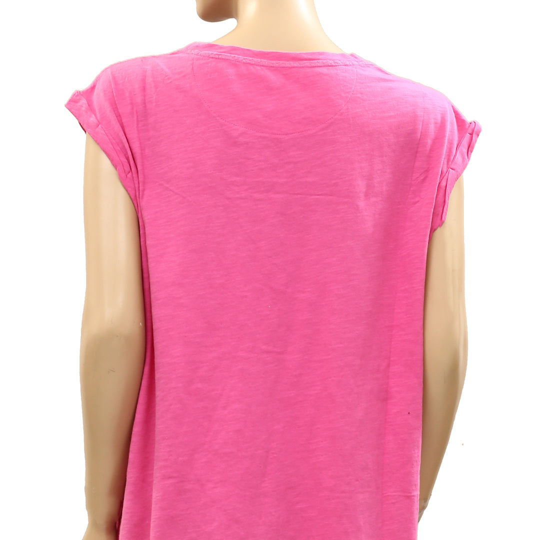 Maeve By Anthropologie cap Sleeve Tee Tunic Top