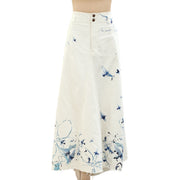 Anthropologie Pilcro x Manel Villalonga Sailcloth Maxi Skirt