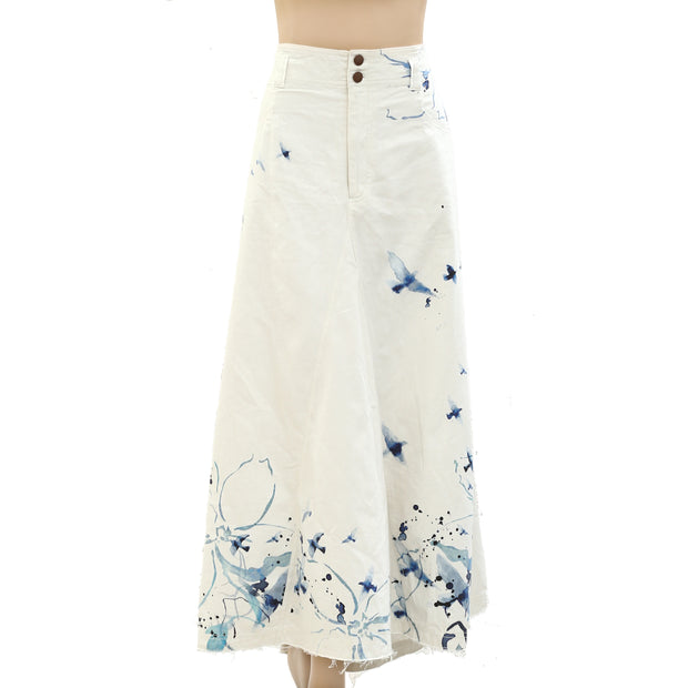 Anthropologie Pilcro x Manel Villalonga Sailcloth Maxi Skirt