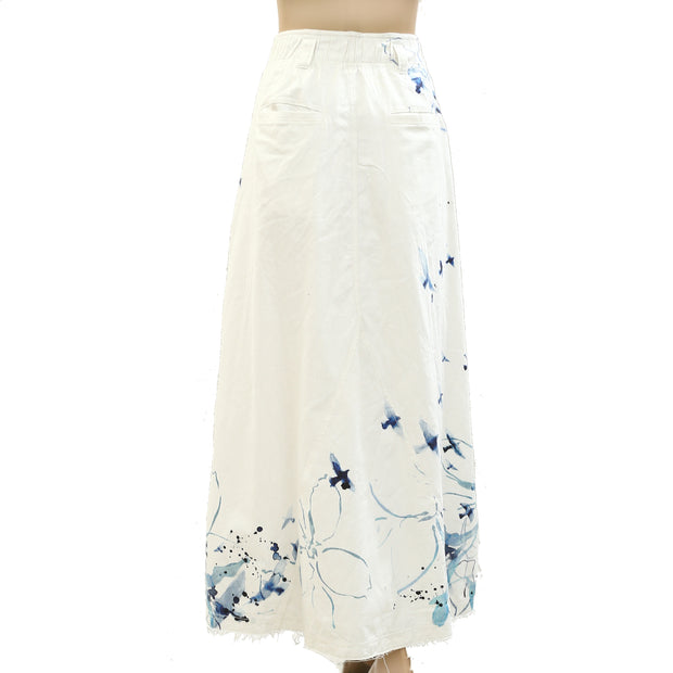 Anthropologie Pilcro x Manel Villalonga Sailcloth Maxi Skirt