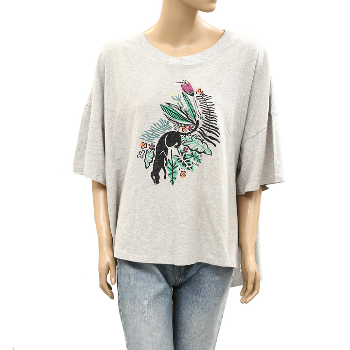 Masha Volnova By Anthropologie Pipandlo Tee Tunic Top