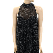 Maeve Anthropologie Ruffle Polka Dot Mini Dress