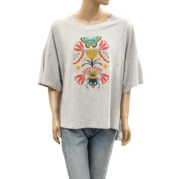 Masha Volnova By Anthropologie Pipandlo Tee Tunic Top