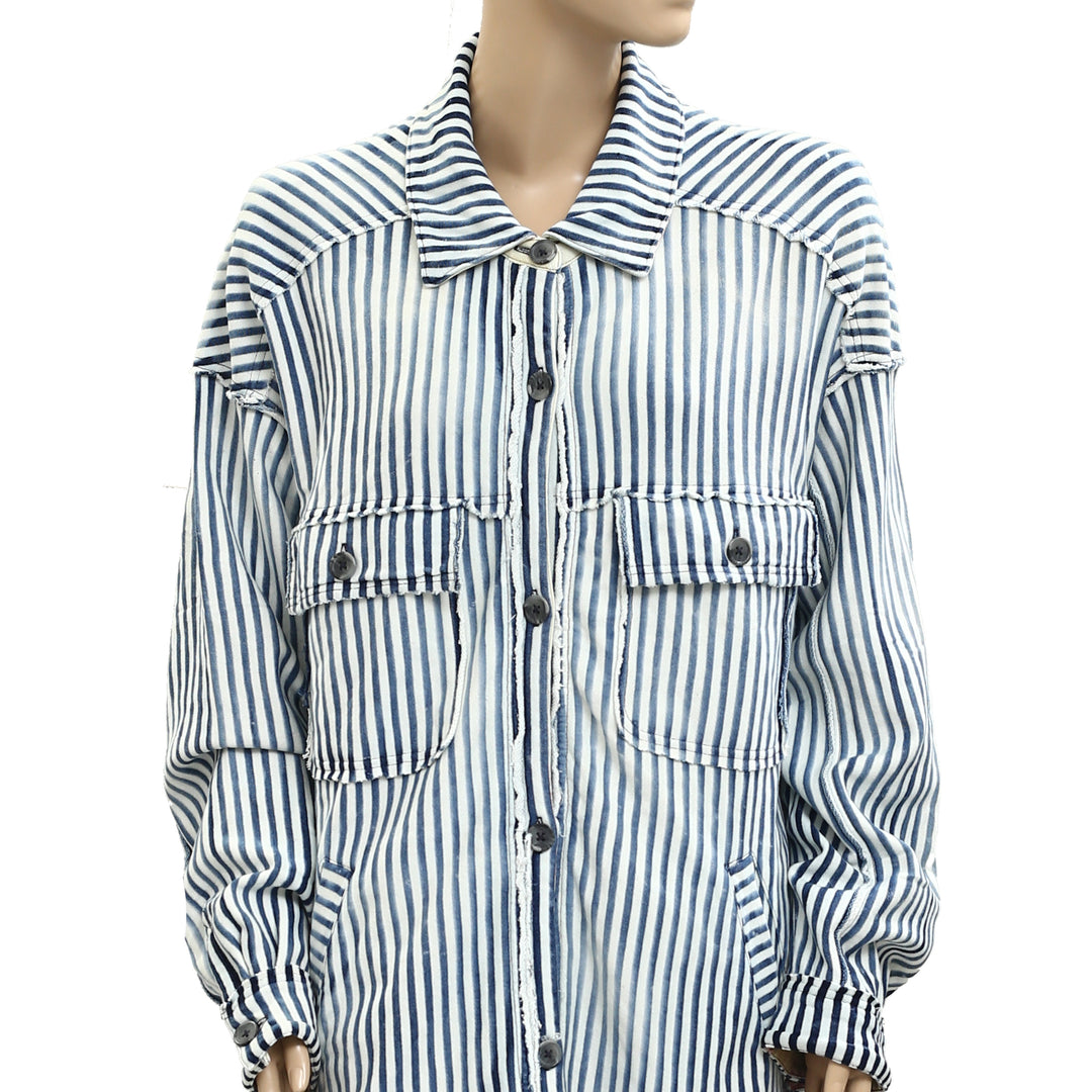 Free People We The Free Spring Shore Heavyweight Sweatshirt Top