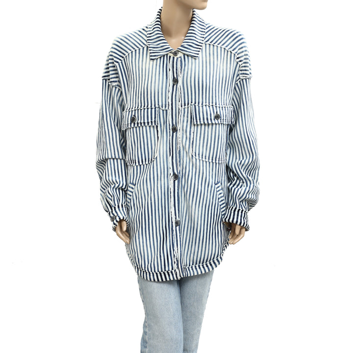 Free People We The Free Spring Shore Heavyweight Sweatshirt Top