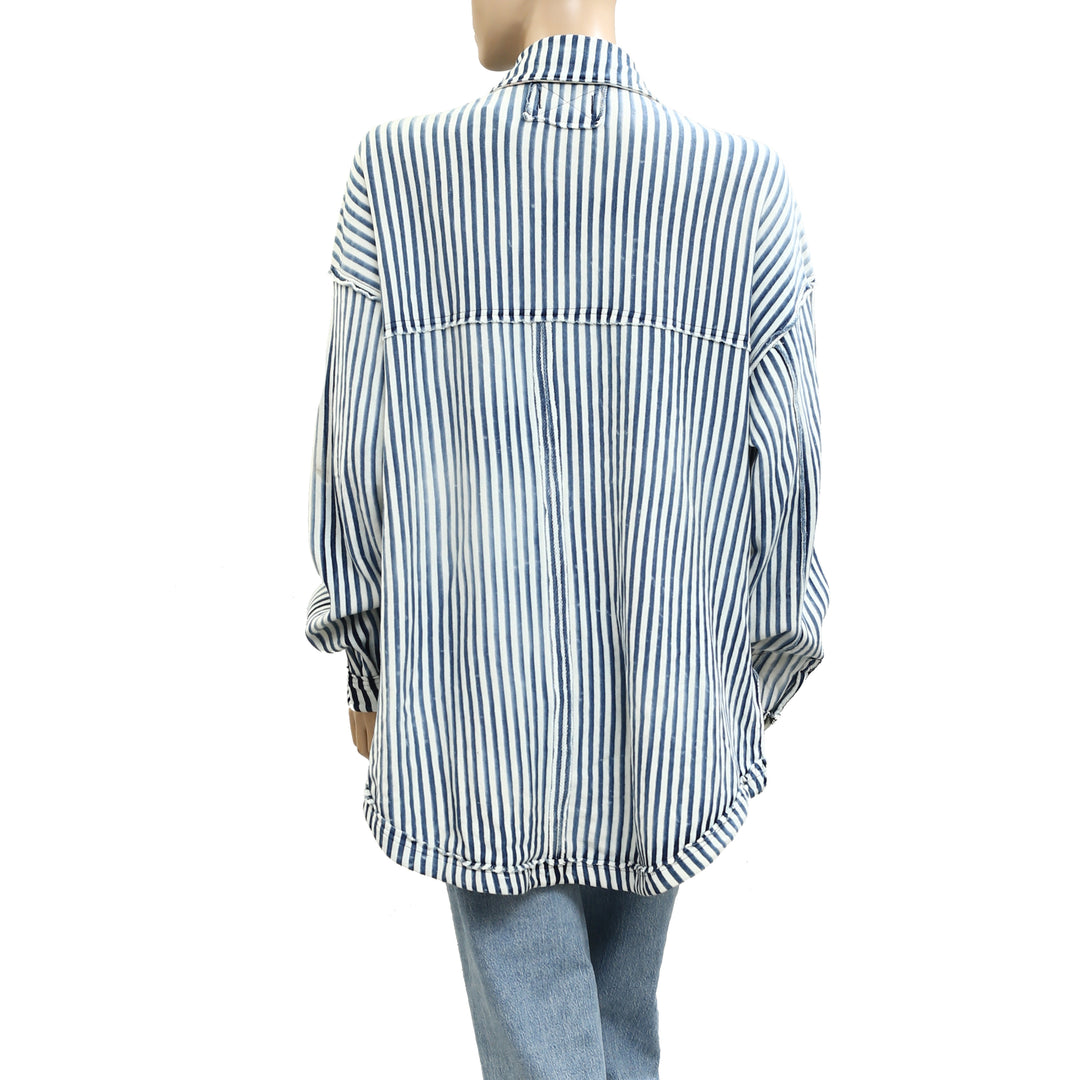 Free People We The Free Spring Shore Heavyweight Sweatshirt Top