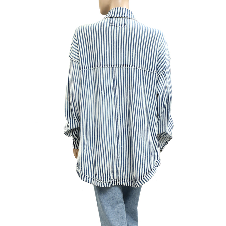 Free People We The Free Spring Shore Heavyweight Sweatshirt Top