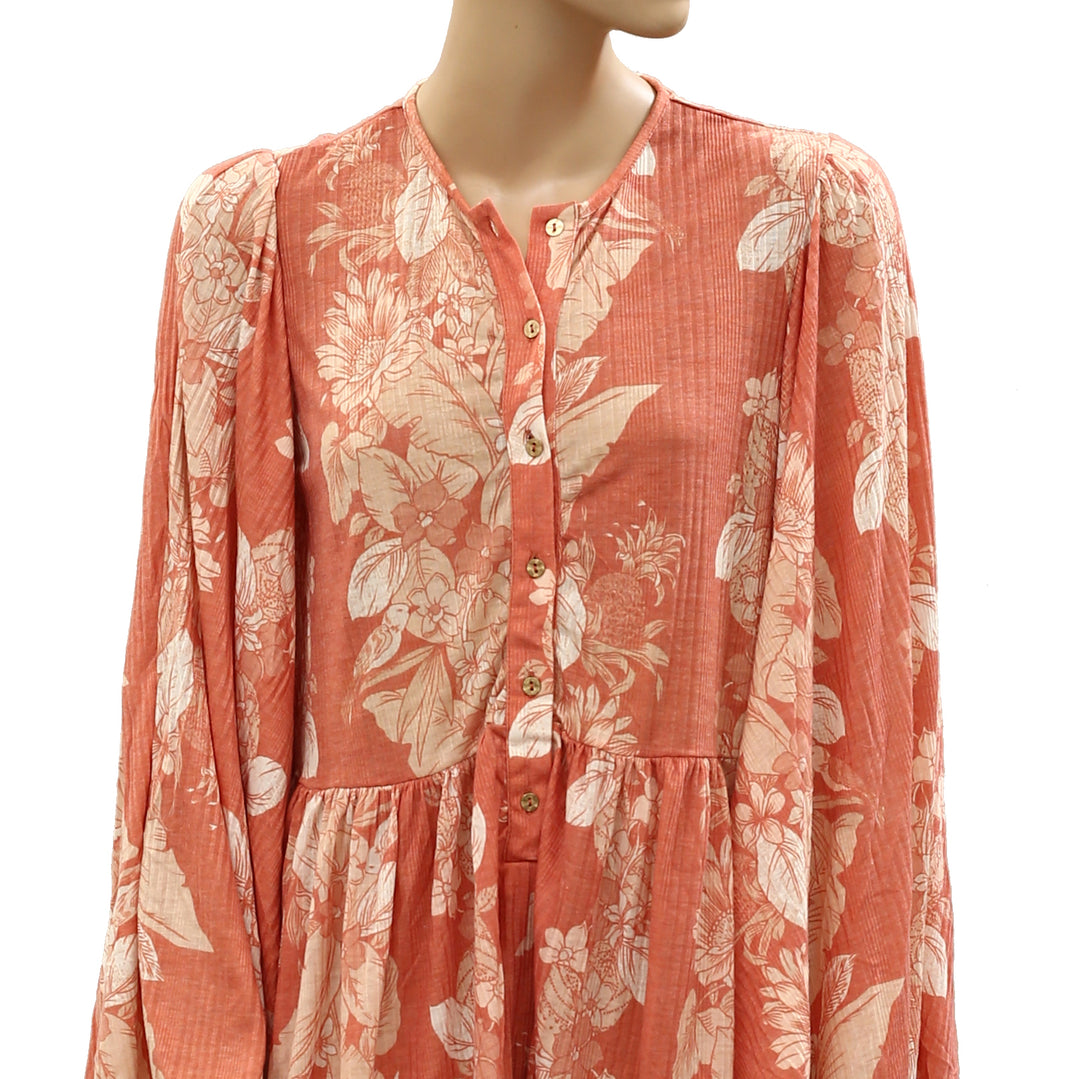 Free People Intimately Tropical Staycation Romper