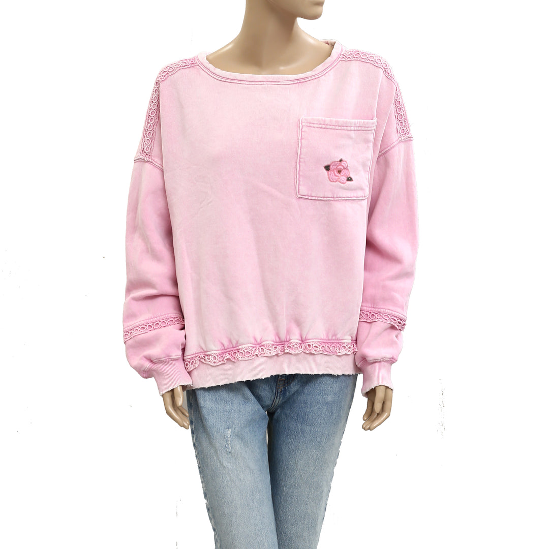 Free People Golden Hour Sweatshirt Top