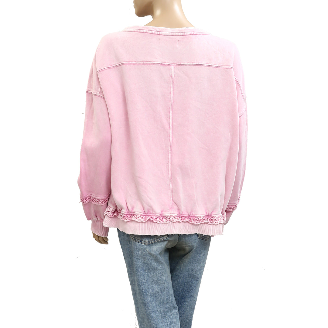 Free People Golden Hour Sweatshirt Top