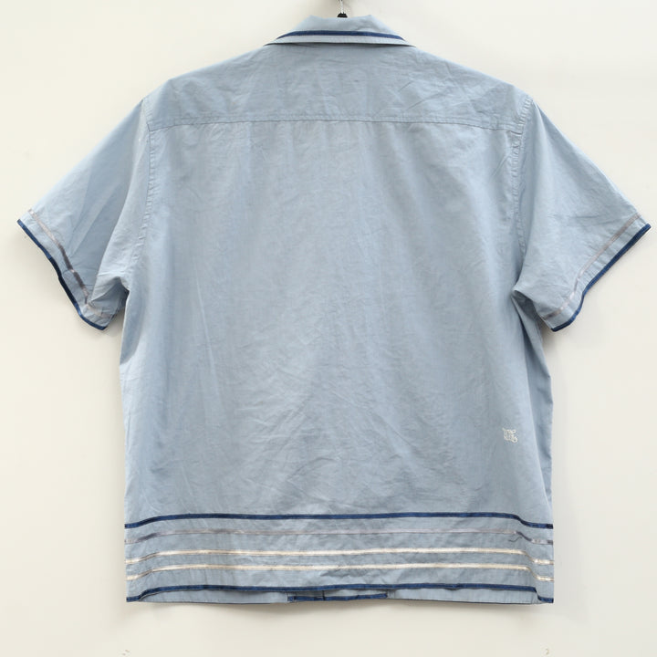 Bode Ribbon Plaid Short Sleeve Shirt