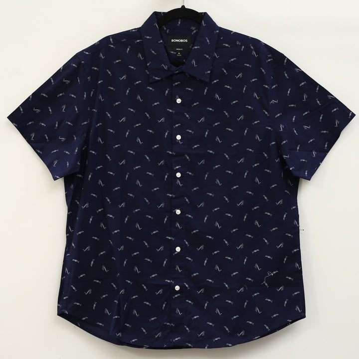 Bonobos Printed Short Sleeve Men's Shirt