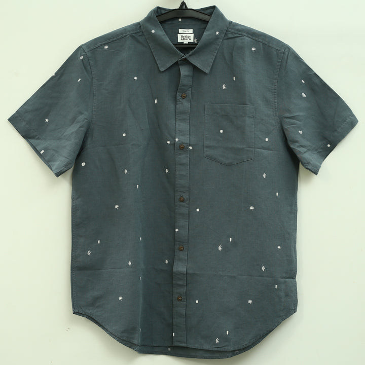 Bridge & Burn Short Sleeves Casual Men's Shirt