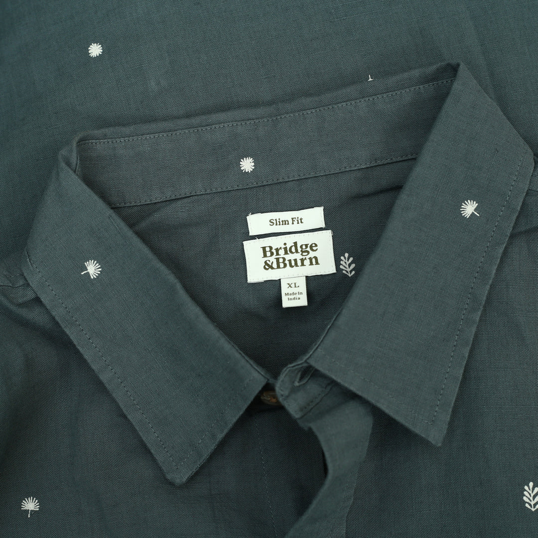 Bridge & Burn Short Sleeves Casual Men's Shirt
