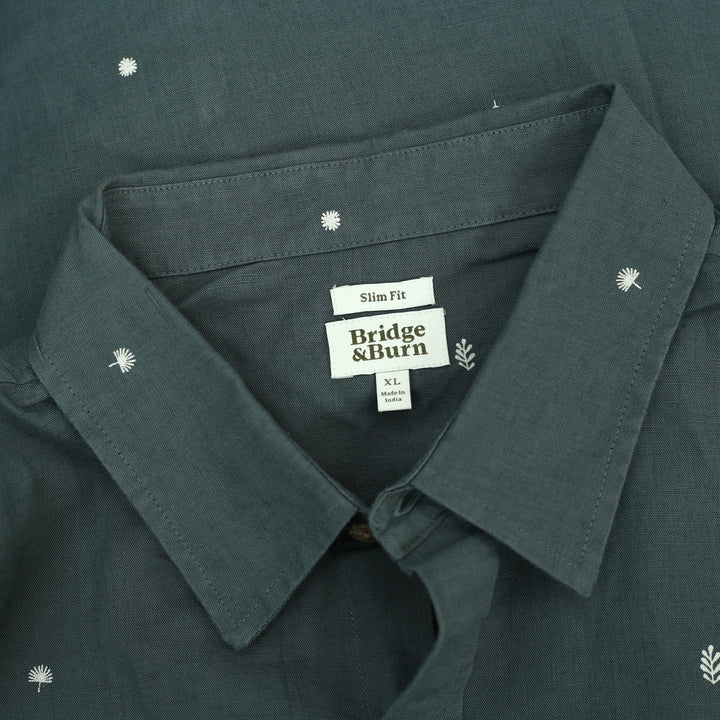 Bridge & Burn Short Sleeves Casual Men's Shirt