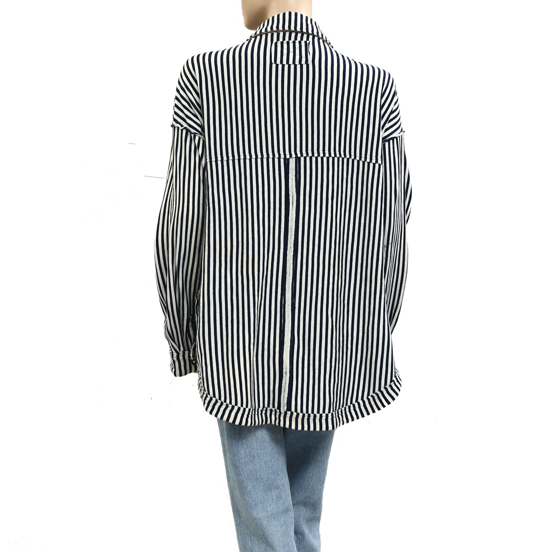 Free People We The Free Spring Shore Heavyweight Sweatshirt Top