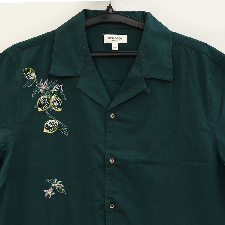 Bonobos Embroidered Short Sleeve Men's Shirt