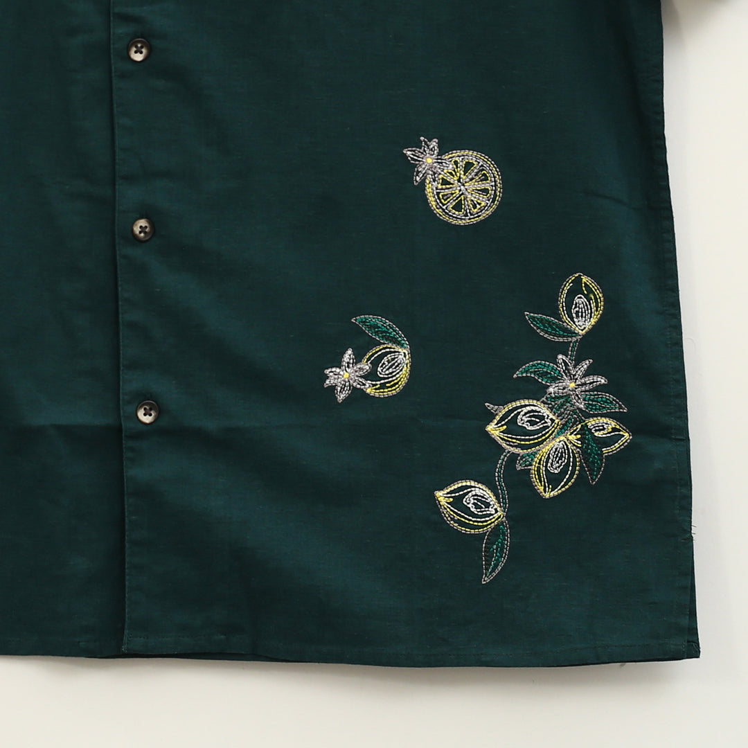 Bonobos Embroidered Short Sleeve Men's Shirt