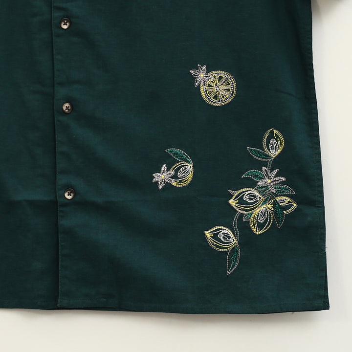 Bonobos Embroidered Short Sleeve Men's Shirt