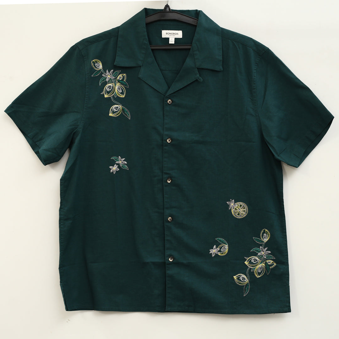 Bonobos Embroidered Short Sleeve Men's Shirt